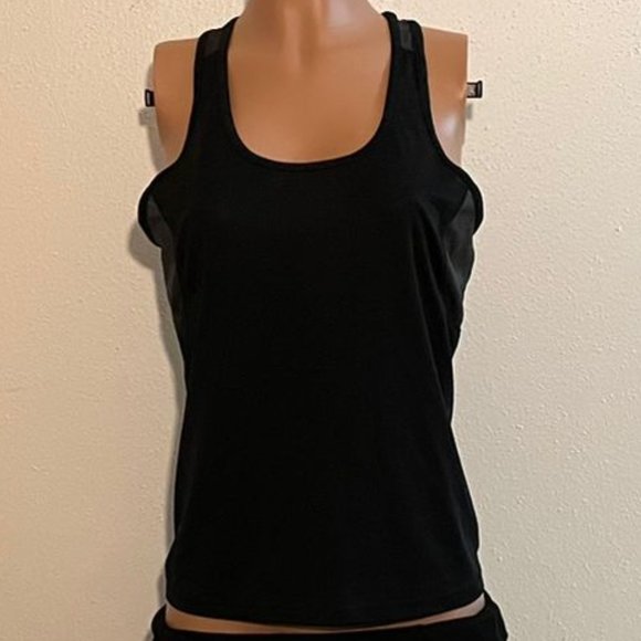 West Loop Women's Racerback Tank Top, Size L, Black - Picture 1 of 5